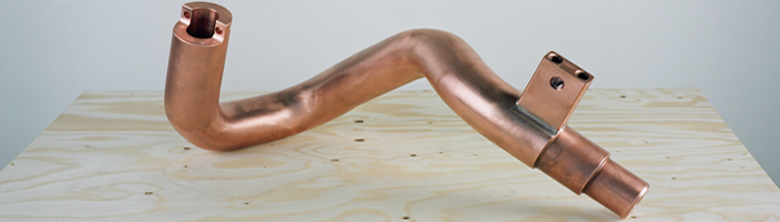 Brazo de cobre para la soldadura por puntos