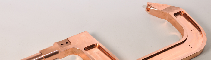 Brazo de cobre para la soldadura por puntos
