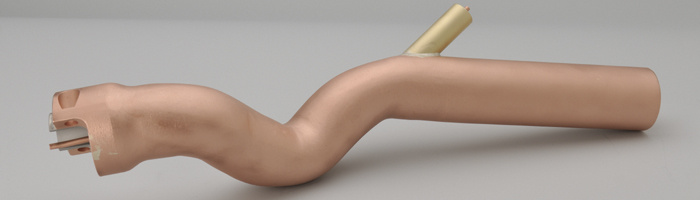 Brazo de cobre para la soldadura por puntos